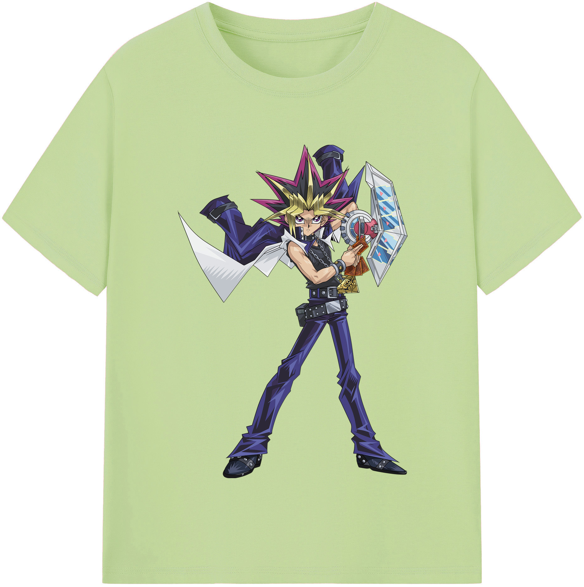 （画像用） 遊☆戯☆王 Yu-Gi-Oh! 綿100％半袖Tシャツ（フロントプリント）